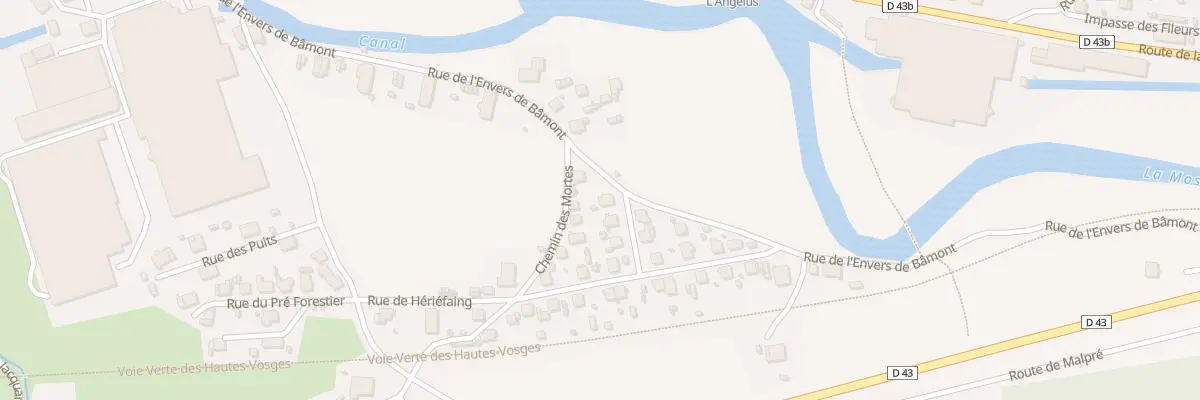 Plan du 492 Rue de l’Envers de Bamont à Saulxures-sur-Moselotte