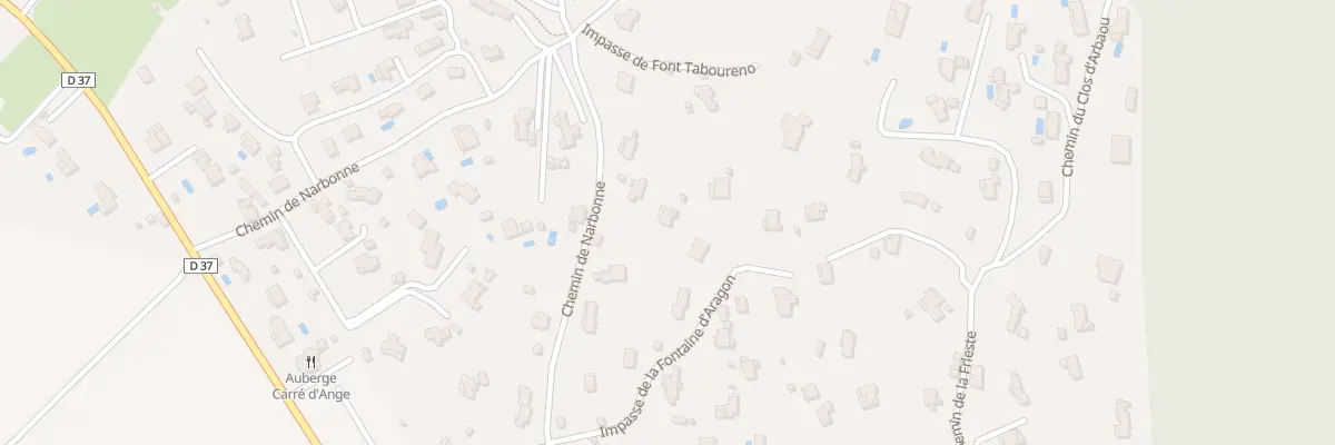 Plan du 156 Qrt La Fontaine Aragon à Montauroux