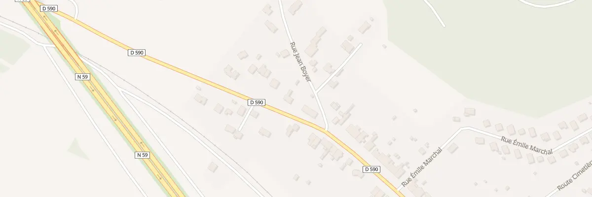 Plan du 6 Rue du Genéral Leclerc à Bertrichamps