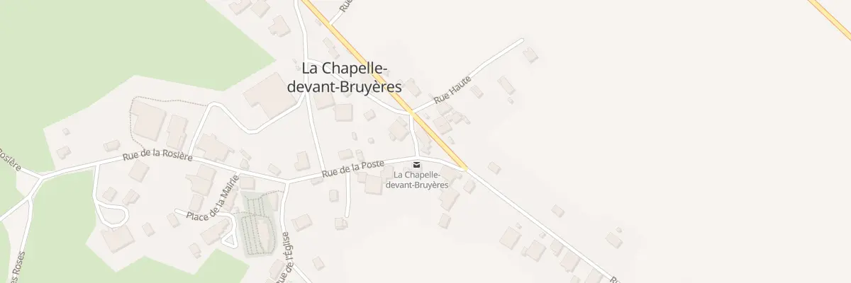 Plan du 205 Rue de la Poste à La Chapelle-devant-Bruyères