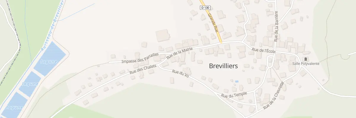 Plan du 11 Rue de la Mairie à Brevilliers
