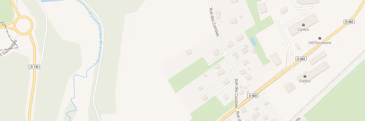 Plan du 7 Rue des Combes à Brevilliers