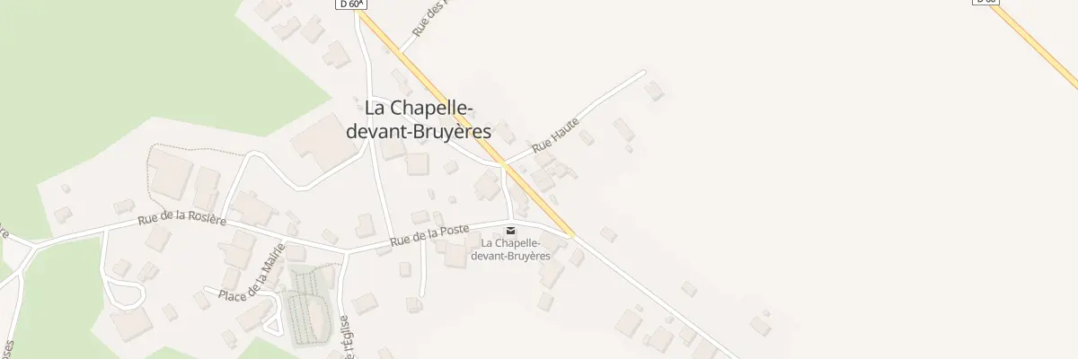 Plan du 209 Rue d’Ivoux à La Chapelle-devant-Bruyères