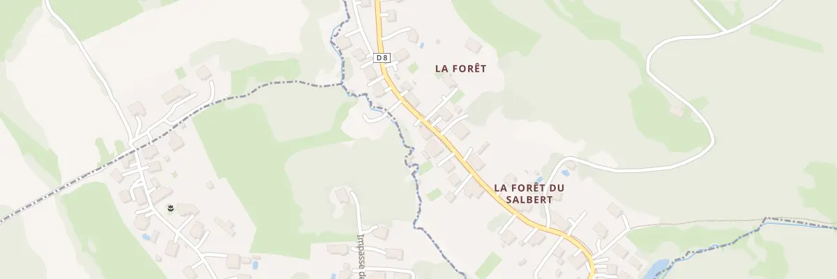 Plan du 24 Rue de Chalonvillars à Évette-Salbert