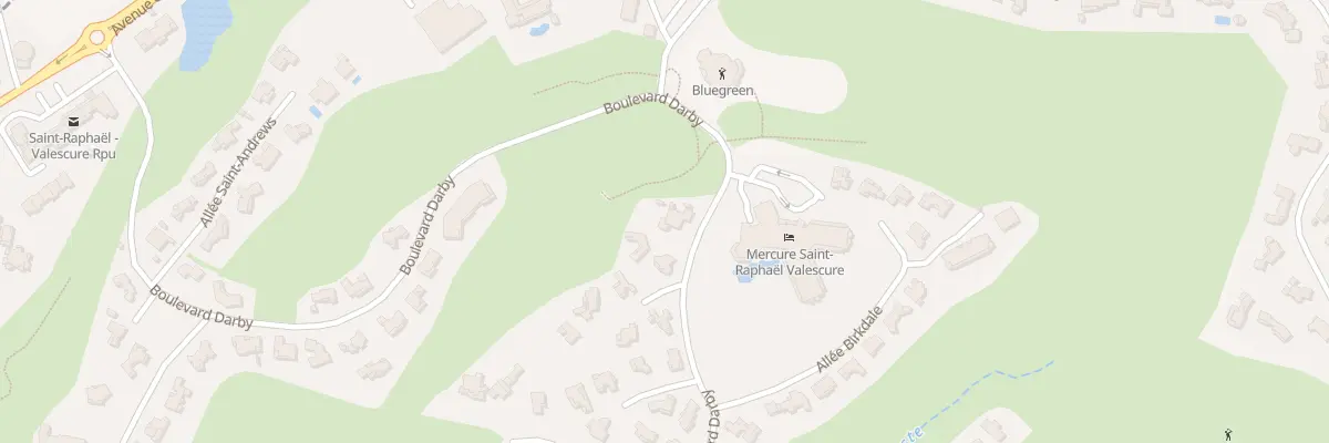 Plan du 850 Bd Darby à Saint-Raphaël