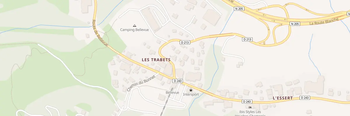 Plan du 32 Rte des Trabets aux Houches