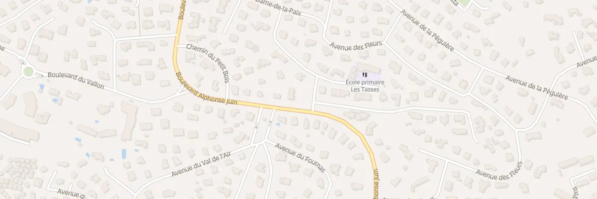 Plan du 559 Bd Alphonse Juin à Saint-Raphaël