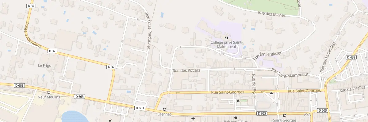 Plan du 19 Rue de la Citadelle à Montbéliard