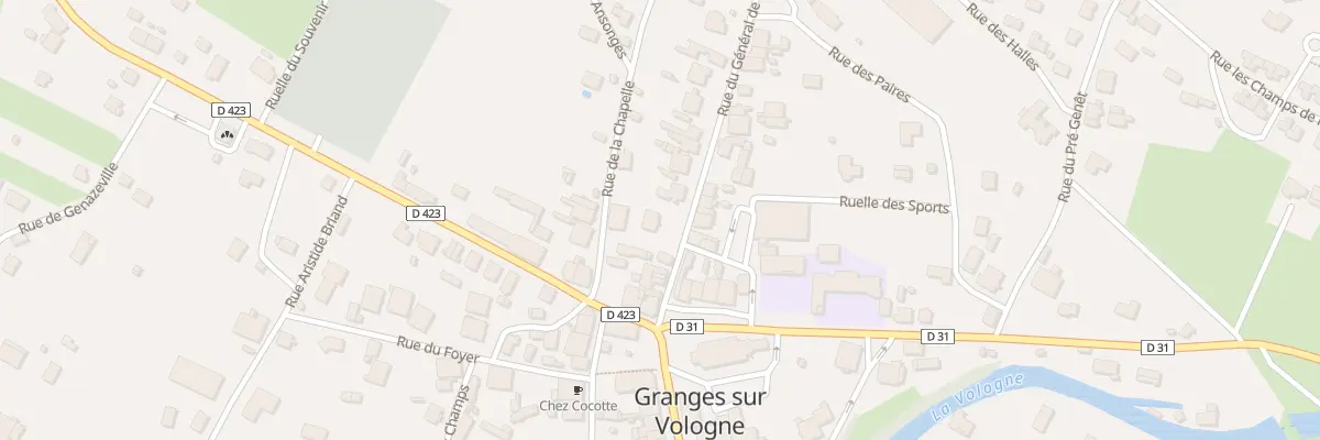 Plan du 7 Rue du General de Gaulle à Granges-Aumontzey