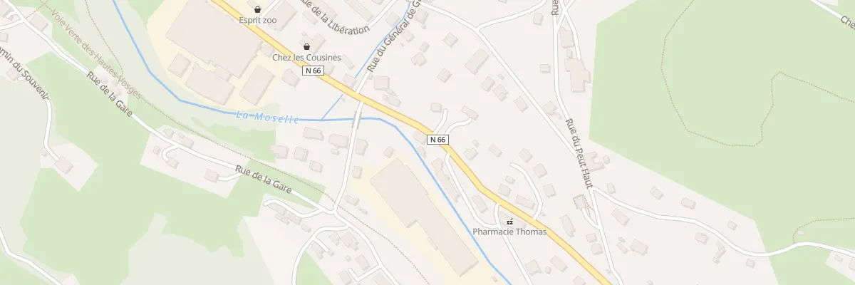 Plan du 2B Rue d’Alsace à Fresse-sur-Moselle