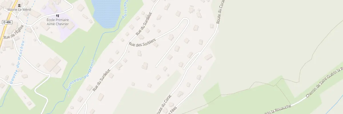 Plan du 17 Rue des Sorbiers au Ménil