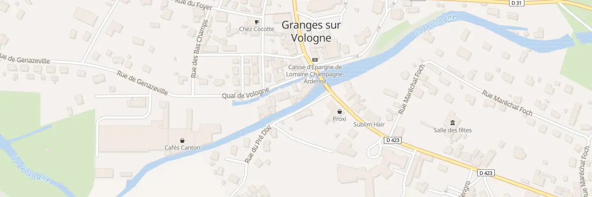 Plan du 11 Quai de Vologne à Granges-Aumontzey