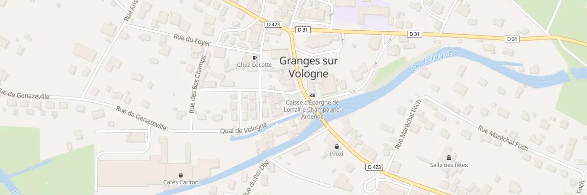 Plan du 24 Rue de Lattre de Tassigny à Granges-Aumontzey