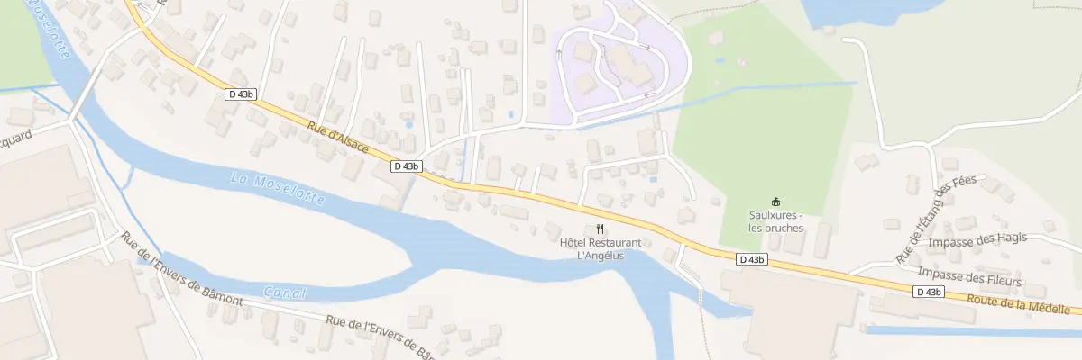 Plan du 5344 Rue d’Alsace à Saulxures-sur-Moselotte