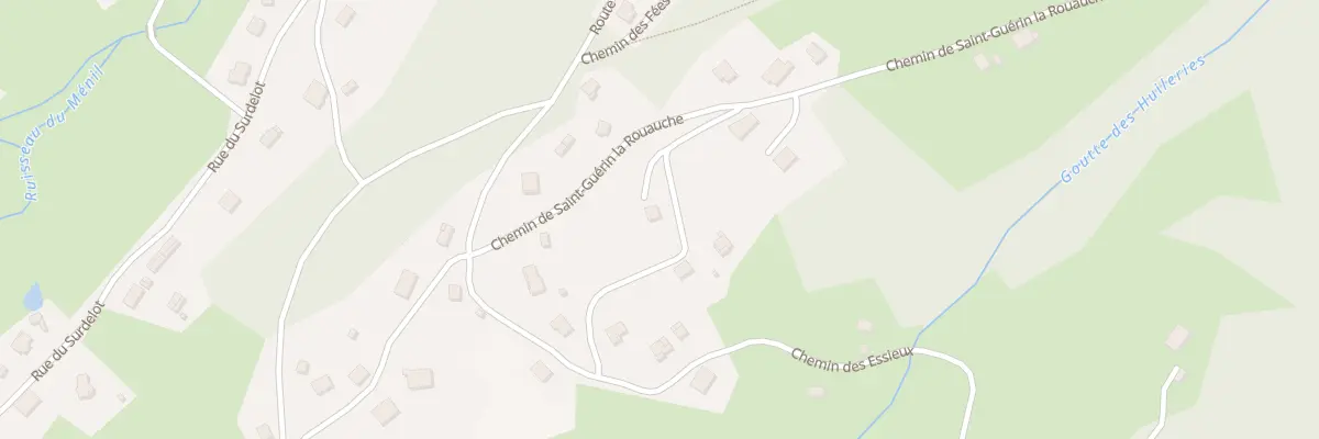 Plan du 4 Che de St Guerin la Rouauche au Ménil