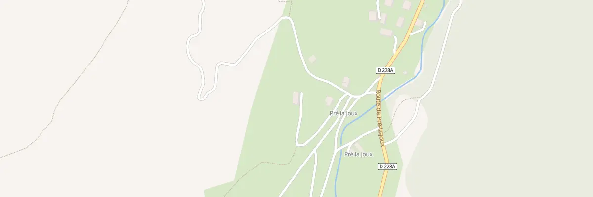 Plan du 3804 Rte de Pré la Joux à Châtel