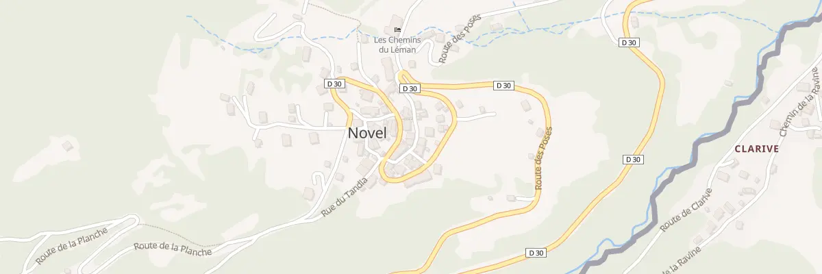 Plan du 278 Rte de l’Église à Novel