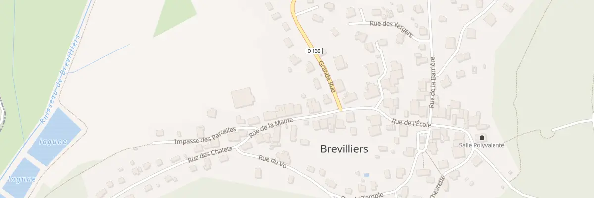 Plan du 6 Rue de la Mairie à Brevilliers