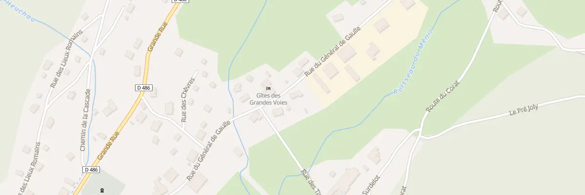 Plan du 18 Rue du Général de Gaulle au Ménil