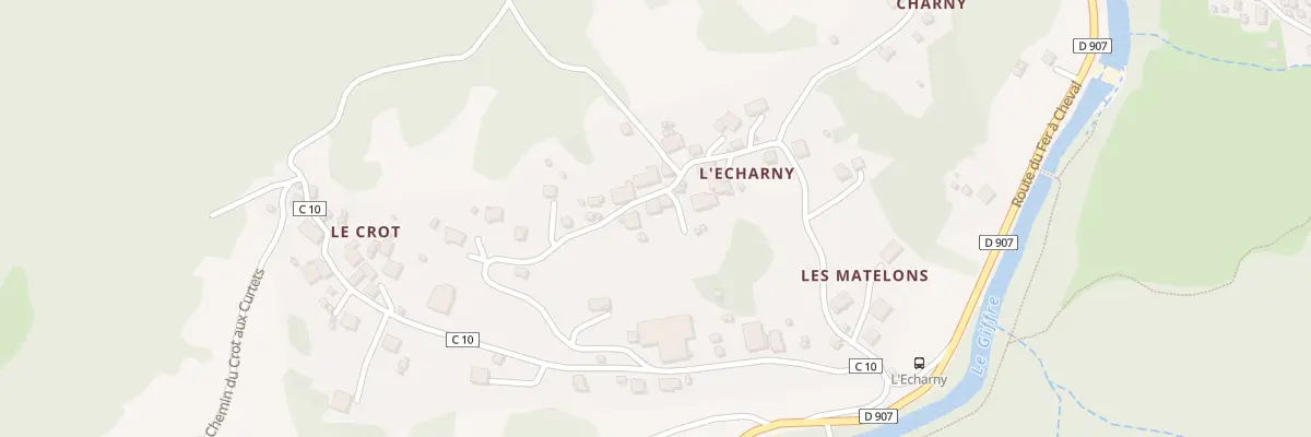 Plan du 313 Rte de l’Écharny à Sixt-Fer-à-Cheval