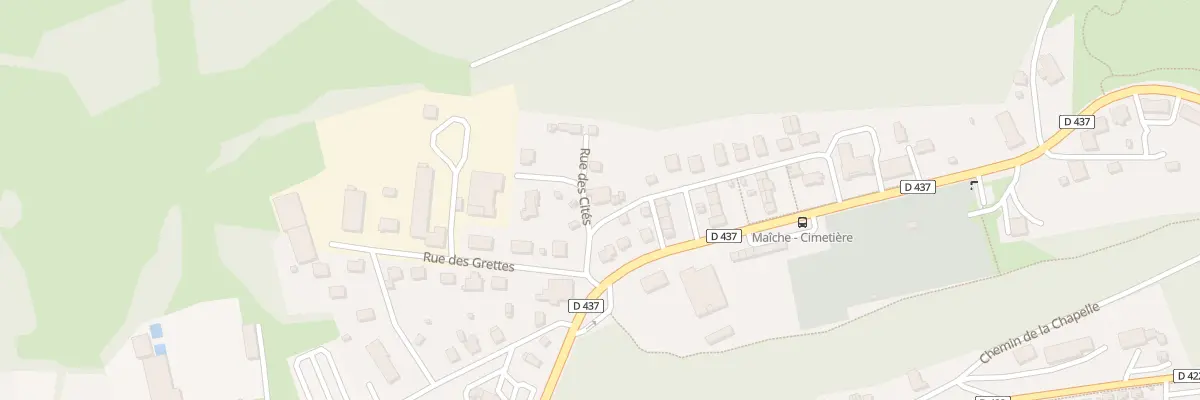 Plan du 3 Rue des Cités à Maîche