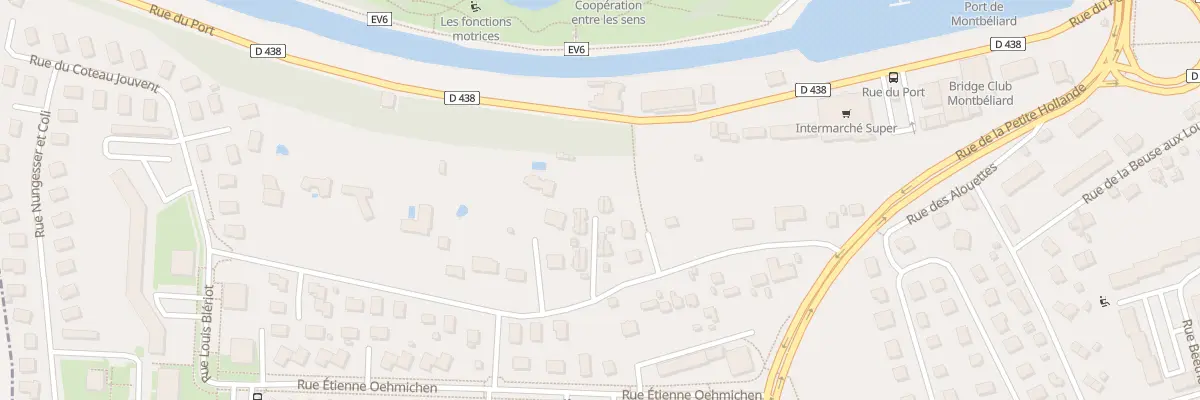 Plan du 20 Rue du Coteau Jouvent à Montbéliard