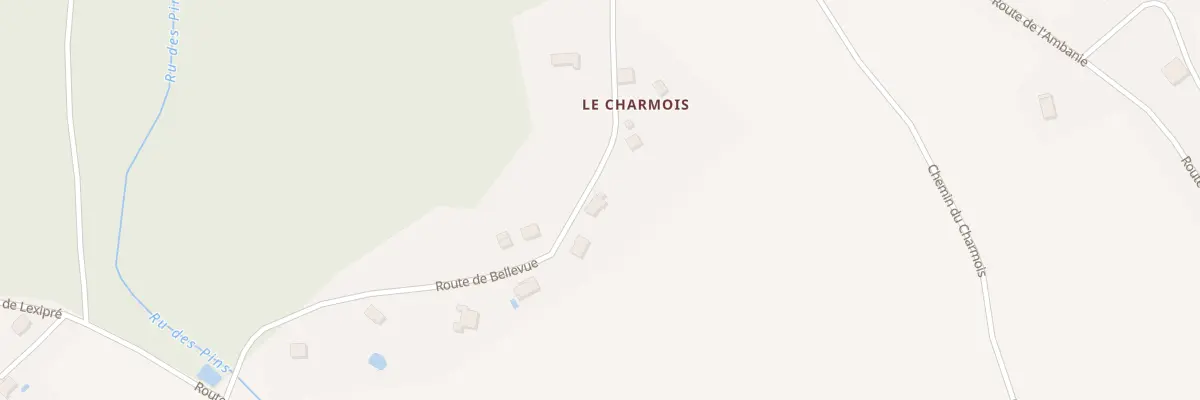 Plan du 12 Rte de Bellevue aux Poulières