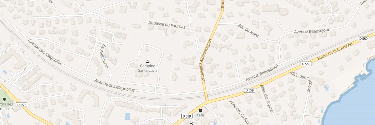 Plan du 1064 Bd Alphonse Juin à Saint-Raphaël
