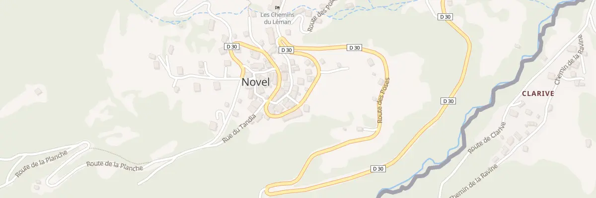 Plan du 158 Rte de l’Église à Novel
