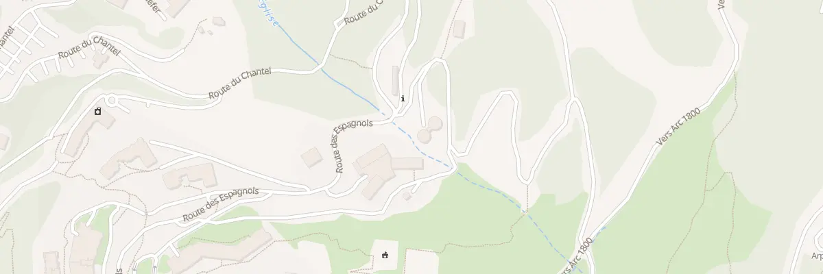 Plan du 3670 Rte des Espagnols à Bourg-Saint-Maurice