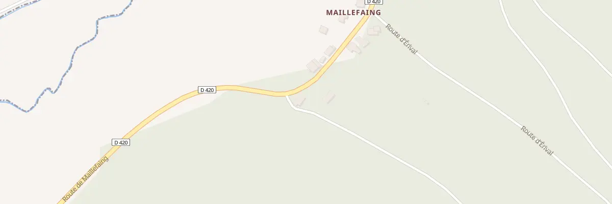 Plan du 2B Maillefaing à Bois-de-Champ