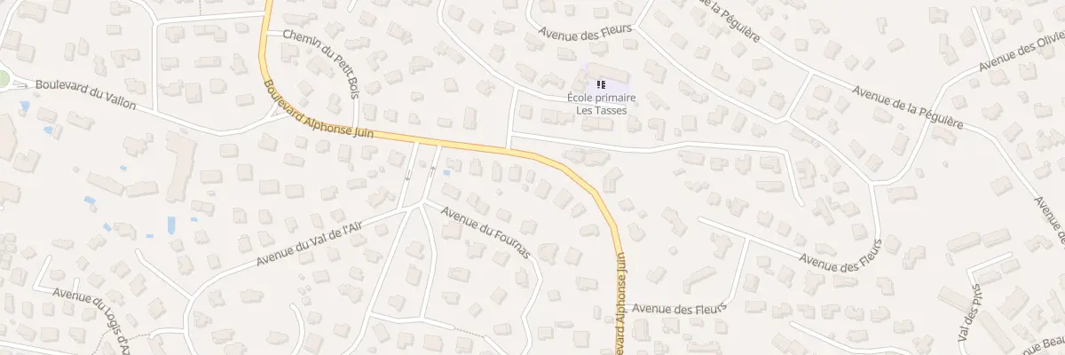 Plan du 632 Bd Alphonse Juin à Saint-Raphaël