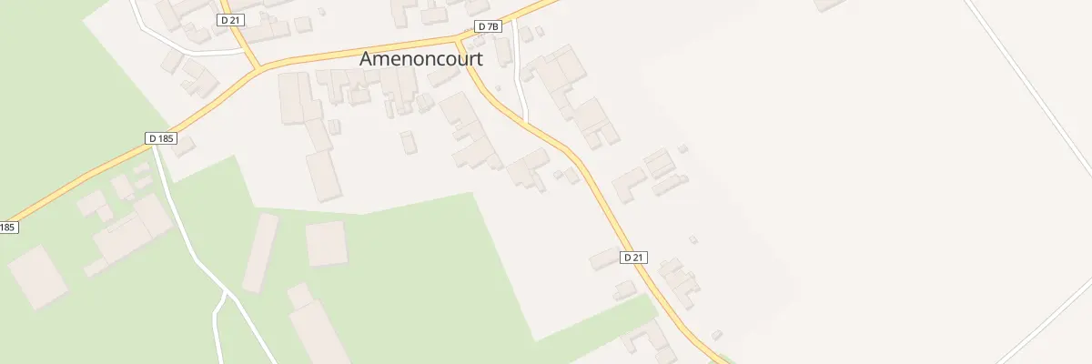 Plan du 7 Rue du Centre à Amenoncourt