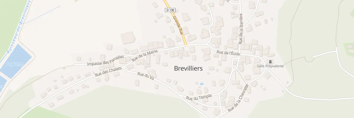 Plan du 3 Rue de la Mairie à Brevilliers