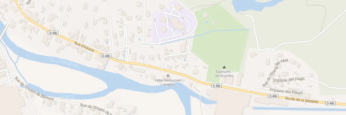 Plan du 62 Imp de la Medelle à Saulxures-sur-Moselotte