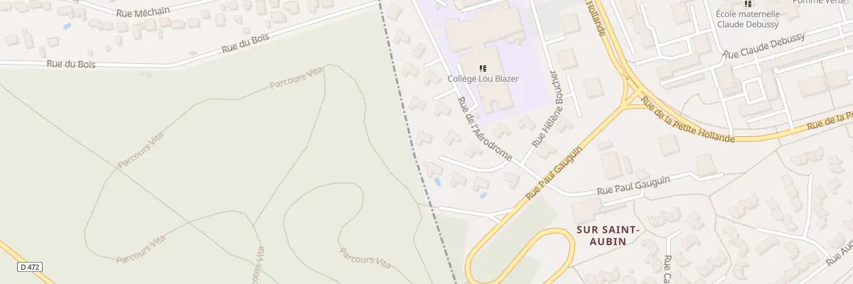 Plan du 38 Rue de l’Aérodrome à Montbéliard