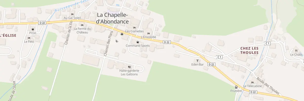 Plan du 128 Rte des Frasses à La Chapelle-d’Abondance