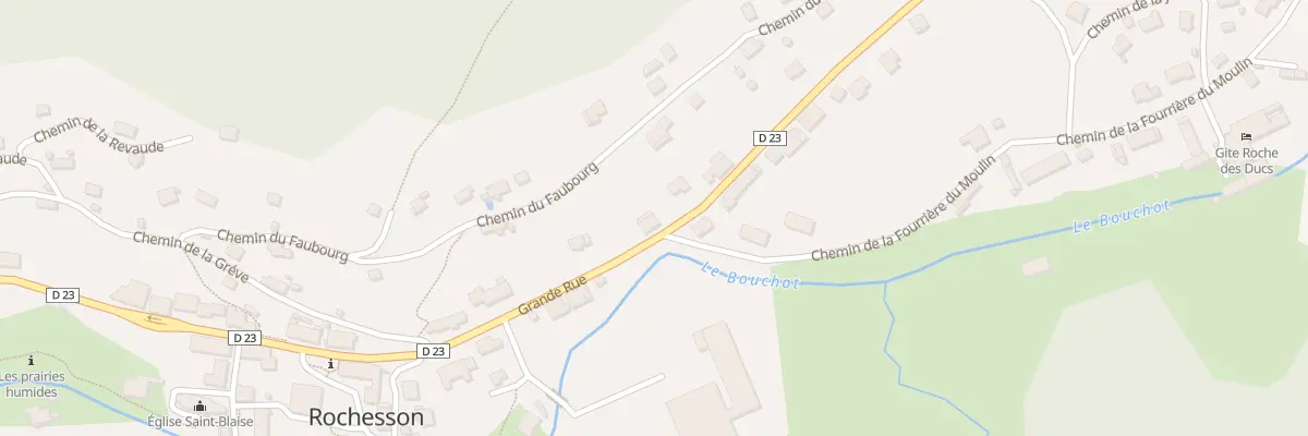 Plan du 4 Grande Rue à Rochesson