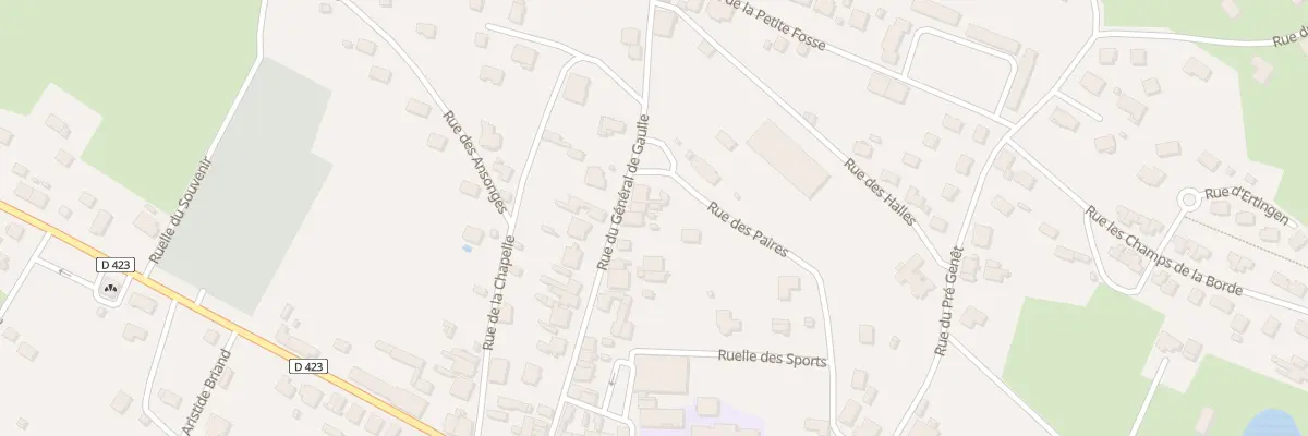 Plan du 24 Rue du General de Gaulle à Granges-Aumontzey