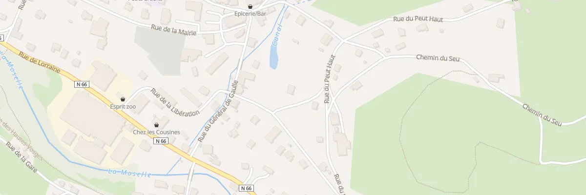 Plan du 1 Rue des Noisetiers à Fresse-sur-Moselle