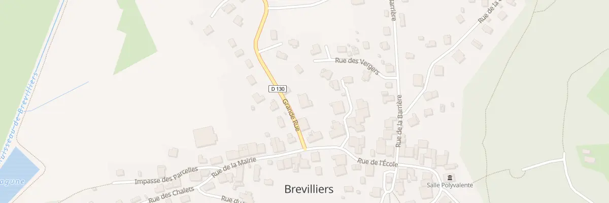 Plan du 9 Gr Grande Rue à Brevilliers