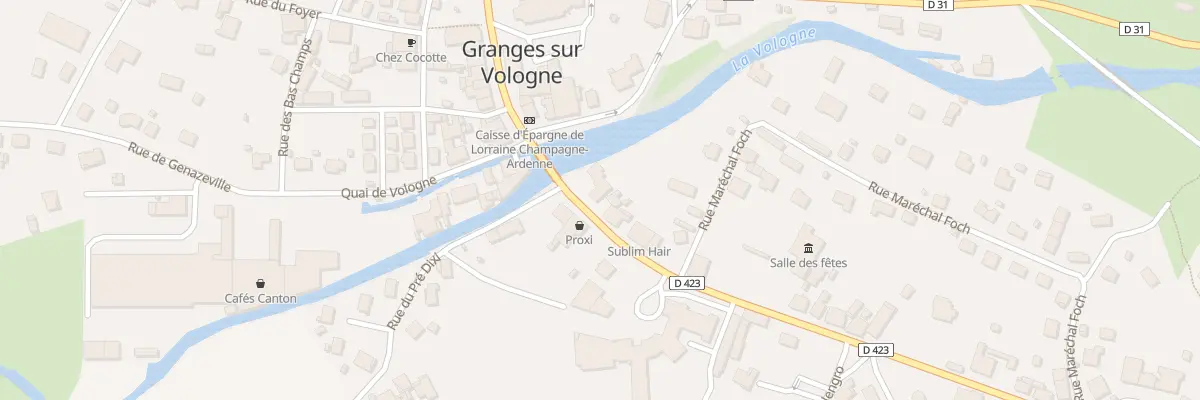 Plan du 11 Rue de Lattre de Tassigny à Granges-Aumontzey