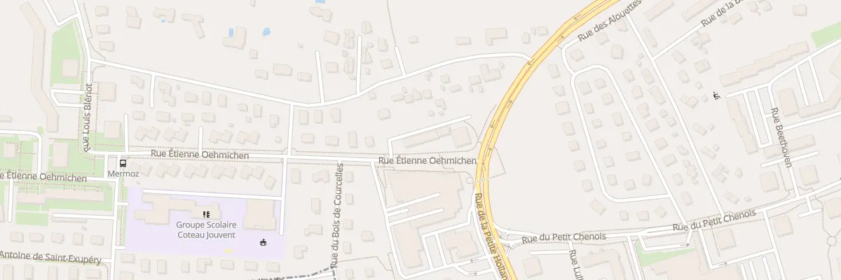 Plan du 7 Rue Etienne Oehmichen à Montbéliard