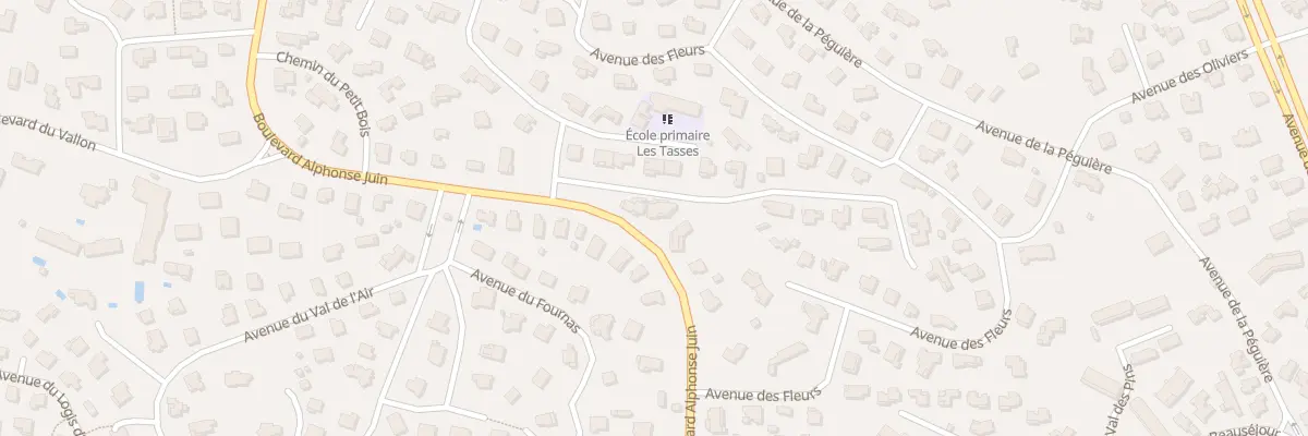 Plan du 665 Bd Alphonse Juin à Saint-Raphaël
