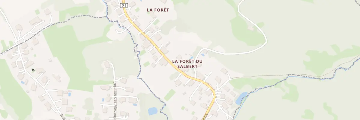 Plan du 33 Rue de Chalonvillars à Évette-Salbert