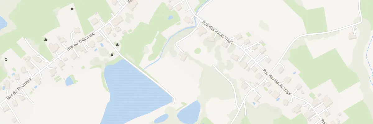 Plan du 6 Rue des Hauts Trays à Évette-Salbert