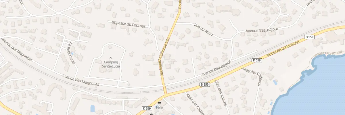 Plan du 1039 Bd Alphonse Juin à Saint-Raphaël