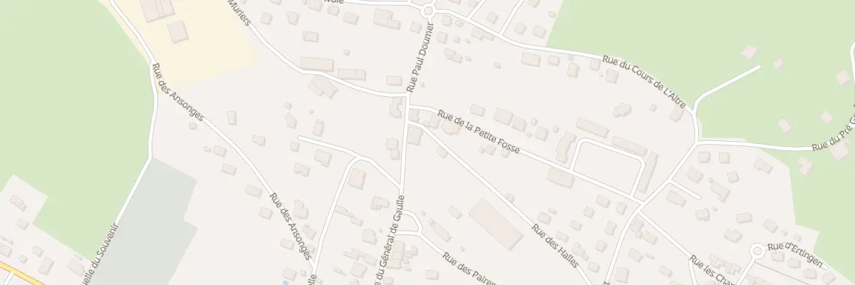 Plan du 2 Rue Paul Doumer à Granges-Aumontzey