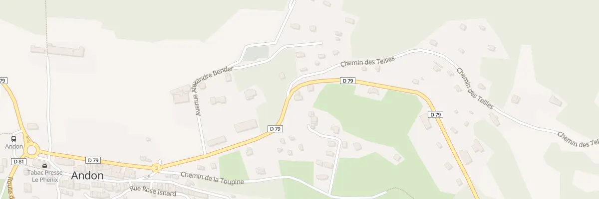 Plan du 224 Rte du Pont du Loup à Andon