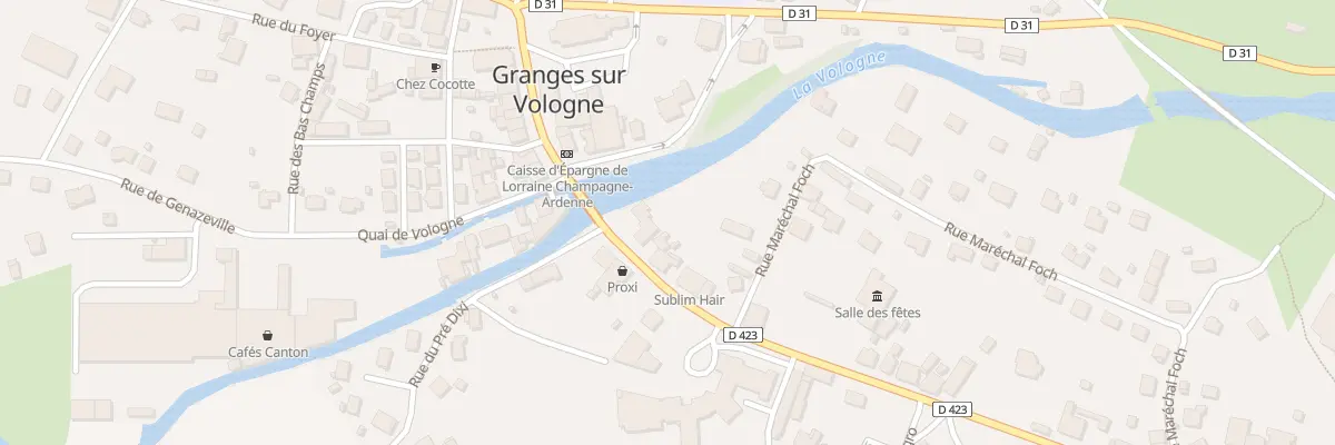 Plan du 11A Rue de Lattre de Tassigny à Granges-Aumontzey